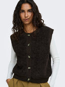 JDYEIRA LIFE S/L ON BUTTON VES T KNT NOOS 15359800
