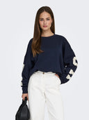 ONLSWEAT L/S BACK/SLEEVE PRINT SWT NOOS 15356793