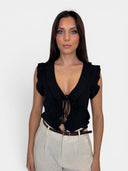 ONLMARTINE LIFE SL FRILL CARDI GAN KNT 15364832