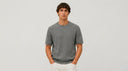 JORCASSIS KNIT TWISTED SS CREW NECK 12295278
