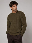JPRBLUCALLUM CABLE KNIT CREW N ECK 12299945