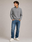 JPRBLACONNOR KNIT HALF ZIP 12301708