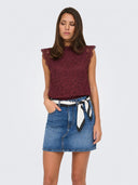 JDYLOTAS S/L LACE TOP JRS NOOS 15371696