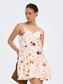 ONLSILYA S/L V-NECK SHORT DRES S WVN EX 15382516