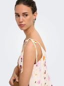 ONLSILYA S/L V-NECK SHORT DRES S WVN EX 15382516