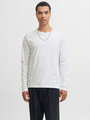 JJEORGANIC BASIC TEE LS O-NECK  NOOS 12279538