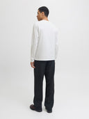 JJEORGANIC BASIC TEE LS O-NECK  NOOS 12279538