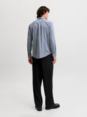 JJEFIELD MELANGE SHIRT LS SN 12298562