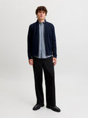 JJEFIELD MELANGE SHIRT LS SN 12298562