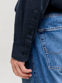 JJEFIELD MELANGE SHIRT LS SN 12298562