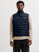 JJEKINGSLEY LIGHT BODYWARMER C OLLAR NOOS 12298870