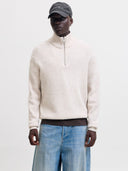 JORFREDERIKSBERG OLLIE KNIT HA LF ZIP 12300467