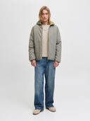 JJEEMIL KNIT CABLE CREW NECK N OOS 12278785