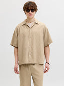 JORMONTAUK WAVY TEXTURE SHIRT SS SN 12293555