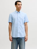 JPRBLUSUMMER LIN. BL. SHIELD S S SHIRT SN 12295803