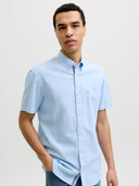 JPRBLUSUMMER LIN. BL. SHIELD S S SHIRT SN 12295803