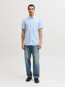 JPRBLUSUMMER LIN. BL. SHIELD S S SHIRT SN 12295803