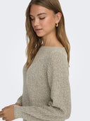 JDYWHITNEY MEGAN L/S BOAT DRES S KNT NOOS 15234103