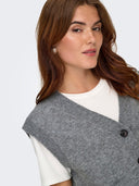 JDYSUPER S/L V-NECK VEST KNT N OOS 15354100