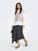 JDYSUPER S/L V-NECK VEST KNT N OOS 15354100