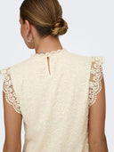 JDYLOTAS S/L LACE TOP JRS NOOS 15371696
