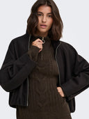 JDYANDREA L/S ZIP CABLE PULLOV E KNT NOOS 15242811