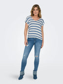 ONLLIRA LIFE S/S V-NECK TOP JR S NOOS 15252103