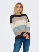ONLATIA L/S STRIPE PULLOVER KN T NOOS 15220044