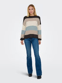 ONLATIA L/S STRIPE PULLOVER KN T NOOS 15220044