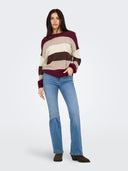 ONLATIA L/S STRIPE PULLOVER KN T NOOS 15220044