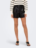 ONLSMOOTH HW FAUX LEA SHORTS C C PNT 15351265