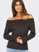 ONLKATIA LS OFF SHOULDER KNT N CA 15311830