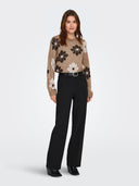 ONLFREESIA LS FLOWER O-NECK KN T NOOS 15341925