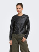 ONLBITTEN MIX FAUX LEATHER JAC KET CC OTW 15373291