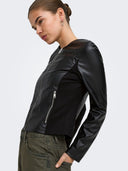 ONLBITTEN MIX FAUX LEATHER JAC KET CC OTW 15373291