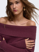 ONLKATIA LS OFF SHOULDER KNT N CA 15311830
