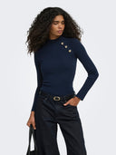 ONLMAISIE LS BUTTON HIGHNECK K NT 15378491