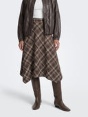 ONLGUKA LONG ASSY CHECK SKIRT WVN 15381266