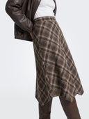 ONLGUKA LONG ASSY CHECK SKIRT WVN 15381266