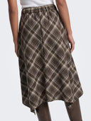 ONLGUKA LONG ASSY CHECK SKIRT WVN 15381266