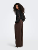 ONLGLOW LS WOVEN MIX O-NECK KN T 15382123