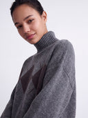 ONLKIMMA LS ARGYLE HIGHNECK KN T 15382481