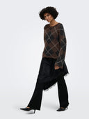 ONLNOEME LS PATTERN O-NECK KNT 15378140