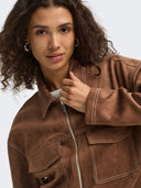 ONLSTINA FAUX SUEDE JACKET PNT  NOOS 15351260