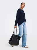 ONLALIVIA LS HIGH-LOW O-NECK N OOS KNT 15383977