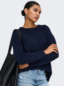 ONLALIVIA LS HIGH-LOW O-NECK N OOS KNT 15383977