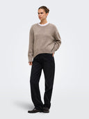 ONLALIVIA LS HIGH-LOW O-NECK N OOS KNT 15383977