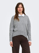 ONLALIVIA LS HIGH-LOW O-NECK N OOS KNT 15383977
