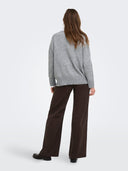 ONLALIVIA LS HIGH-LOW O-NECK N OOS KNT 15383977