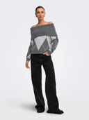 ONLALIVIA LS OFF SHOULDER KNT 15383895